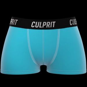 Culprit LadyBoxers Booty Shorts in Caribbean Blue